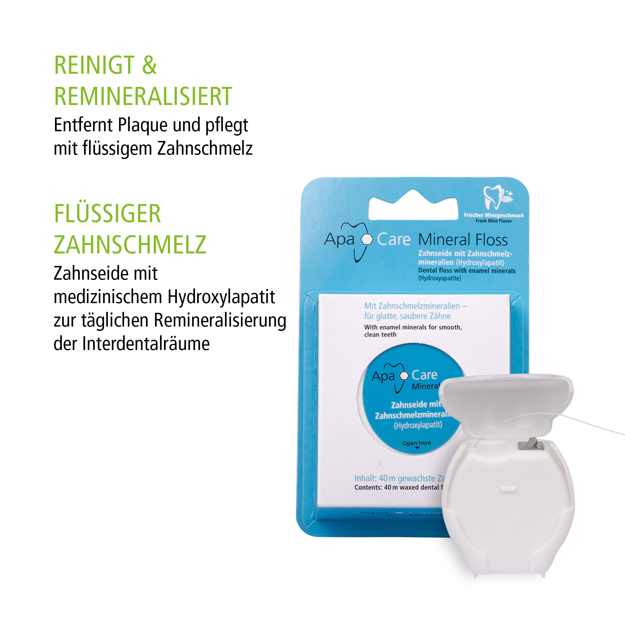 Mineral floss dental floss