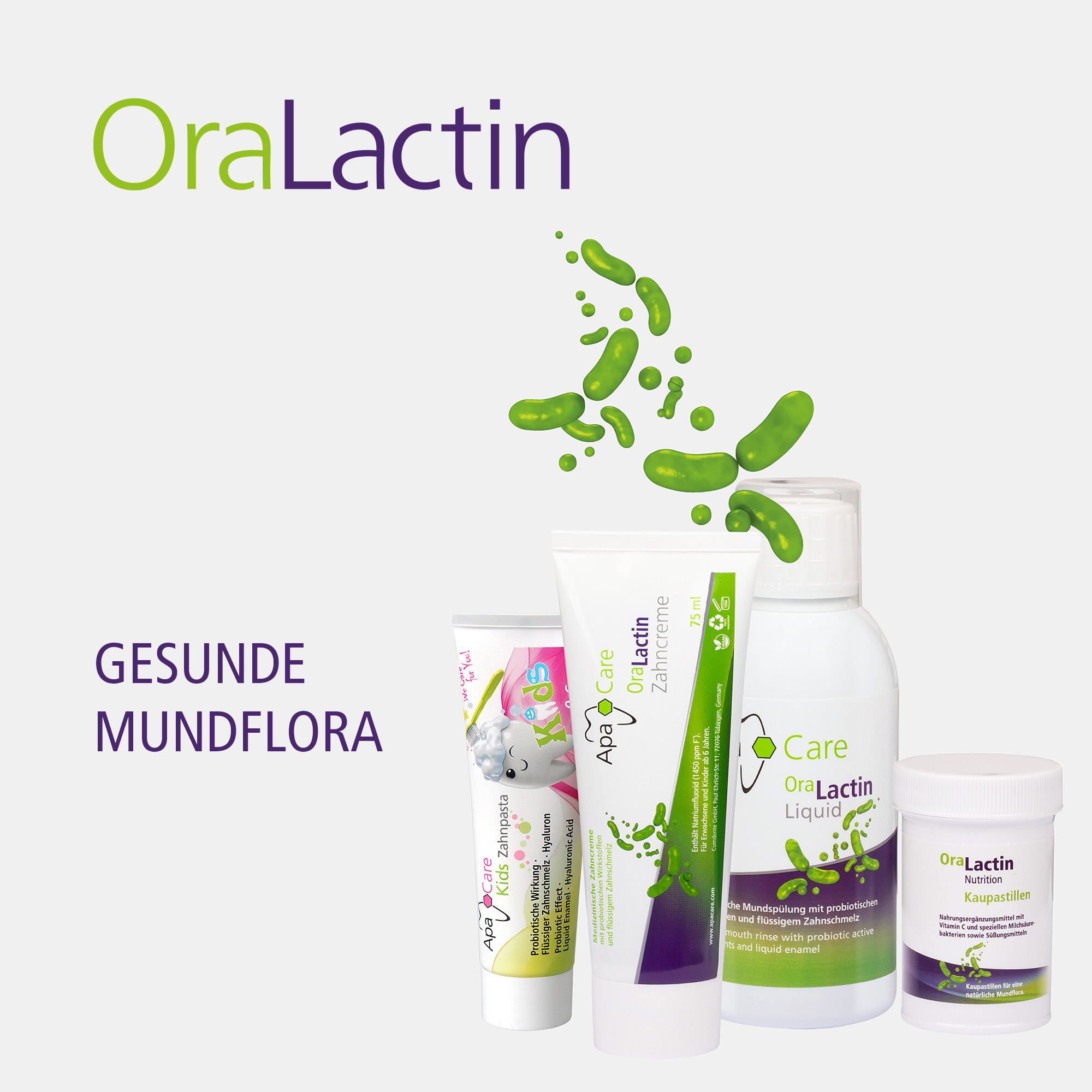 3x Medical toothpaste with probiotic effect